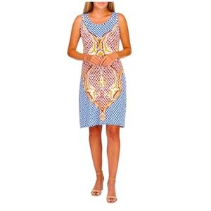 Max Edition Scale Medallion A-Line Tank Dress Size M
